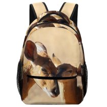 yanfind Children's Backpack Outdoors Daylight Cute Deer Ears Safari Wild Wildlife Preschool Nursery Travel Bag