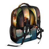 yanfind Children's Backpack  Bokeh Tree Dark Ball Lights Shaped Crystal Preschool Nursery Travel Bag