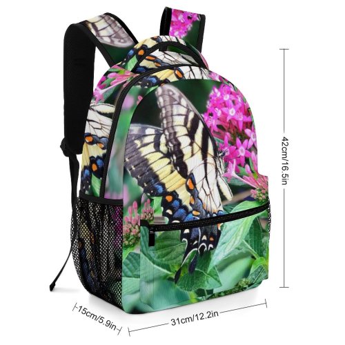 yanfind Children's Backpack Bee Honey Insect Invertebrate Butterfly Plant Monarch  Flower Public Domain Preschool Nursery Travel Bag