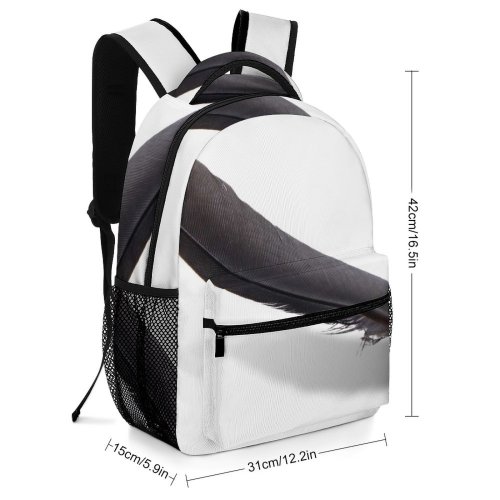 yanfind Children's Backpack Feather Quill Writing Implement Fashion Accessory Office Supplies Natural Instrument Wing Preschool Nursery Travel Bag