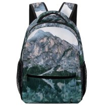 yanfind Children's Backpack  Tumblr Outdoors Scenic Rocks Woods Peak Sky  Reflection River Lakeside Preschool Nursery Travel Bag