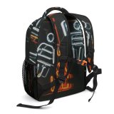 yanfind Children's Backpack Dark Signalise Design Lights Display Signage Preschool Nursery Travel Bag