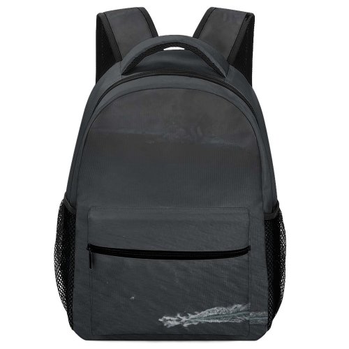 yanfind Children's Backpack Grey Land Outdoors Sea Ocean Shoreline Coast Promontory Peninsula Island Mood Outdoor Preschool Nursery Travel Bag