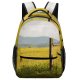 yanfind Children's Backpack Field Grassland Outdoors Countryside Farm Rural Meadow Cades Cove Tennessee Usa Pasture Preschool Nursery Travel Bag