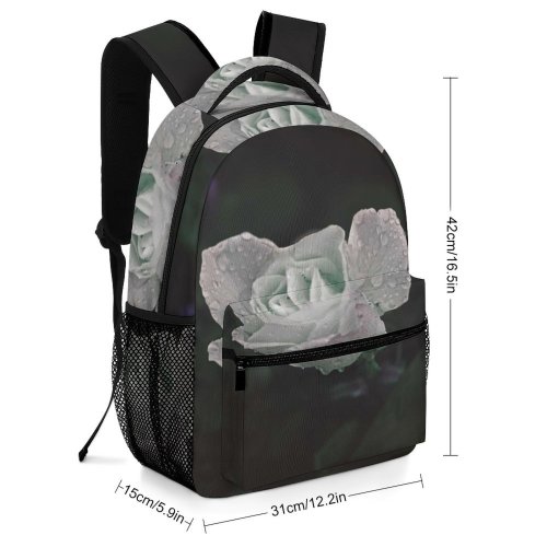 yanfind Children's Backpack Flower Plant Grey  Rose Geranium Petal Morocco Asilah Sweet Unsplash Light Preschool Nursery Travel Bag