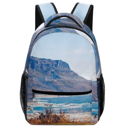 yanfind Children's Backpack Coast Scenery Promontory Slope  Mesa Free Ocean Shoreline  Stock Preschool Nursery Travel Bag