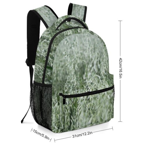 yanfind Children's Backpack Farm Season Grass Landscape Daylight Farmland Field Pasture Growth Outdoors Crop Agriculture Preschool Nursery Travel Bag