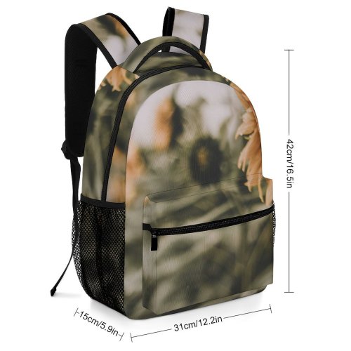 yanfind Children's Backpack  Beautiful Desktop Field Light Growth  Garden Flora Leaf  Flower Preschool Nursery Travel Bag