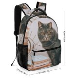 yanfind Children's Backpack Lazy Young Knowledge Funny Bindings Family Kitten Literature Curiosity Cute College Textbook Preschool Nursery Travel Bag