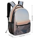 yanfind Children's Backpack  Focus Design Header Rocky Clouds Depth Mountains Slopes Field Structure Cloudiness Preschool Nursery Travel Bag