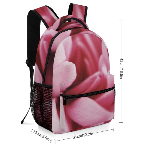 yanfind Children's Backpack Flower  Plant Dahlia Rose Petal Preschool Nursery Travel Bag