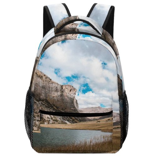 yanfind Children's Backpack    Outdoors Snow Oyón Province Peru Cliff Plateau Basin Canyon Preschool Nursery Travel Bag