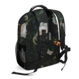 yanfind Children's Backpack  Flower Plant Rose Peony Petal Geranium Grey Preschool Nursery Travel Bag