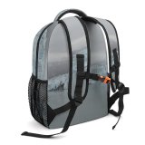 yanfind Children's Backpack Grey  Outdoors  Snow  Alaska Usa Preschool Nursery Travel Bag