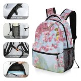yanfind Children's Backpack Beautiful Branch Blossoms Flowers Season Springtime Growth Blooming Garden Outdoors Cherry Flora Preschool Nursery Travel Bag