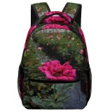 yanfind Children's Backpack  Flower Geranium Plant Rose Vegetation Acanthaceae Petal Bush Preschool Nursery Travel Bag