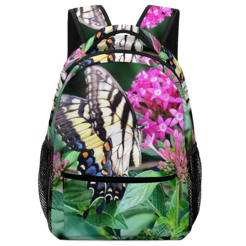 yanfind Children's Backpack Bee Honey Insect Invertebrate Butterfly Plant Monarch  Flower Public Domain Preschool Nursery Travel Bag