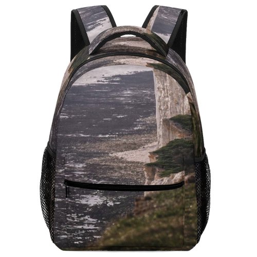 yanfind Children's Backpack Cliff Outdoors Promontory Beachy United  Scenery Grey Landscape Preschool Nursery Travel Bag