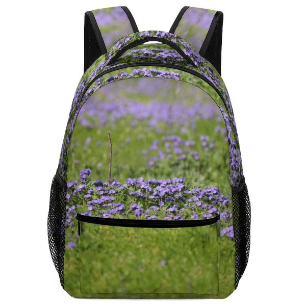 yanfind Children's Backpack Lake Field Aster  Santa Rural Plant Geranium  Free Carrizo Preschool Nursery Travel Bag