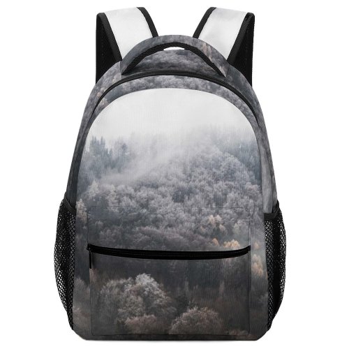 yanfind Children's Backpack Grey Outdoors Fog Mist Hochries Samerberg Deutschland Landscape HQ Smartphone Snow Bavaria Preschool Nursery Travel Bag