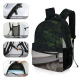 yanfind Children's Backpack Masonry Structure Forest Creative Mockup Pictures Whitespace Abstract Dream Wall Preschool Nursery Travel Bag