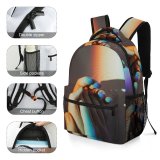 yanfind Children's Backpack Applaud Rainbow Hands Touching Couple Arms Applause Clap Clapping Wall Unity Lesbian Preschool Nursery Travel Bag
