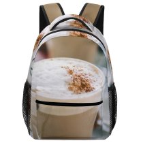 yanfind Children's Backpack  Milk Caffeine Cup Mug Table Drinks Creamy Breakfast Ceramic Saucer Cream Preschool Nursery Travel Bag
