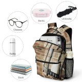 yanfind Children's Backpack Glass Metal Hanging Bricks Outdoors Lamp Walls Brick Wall Exterior Preschool Nursery Travel Bag