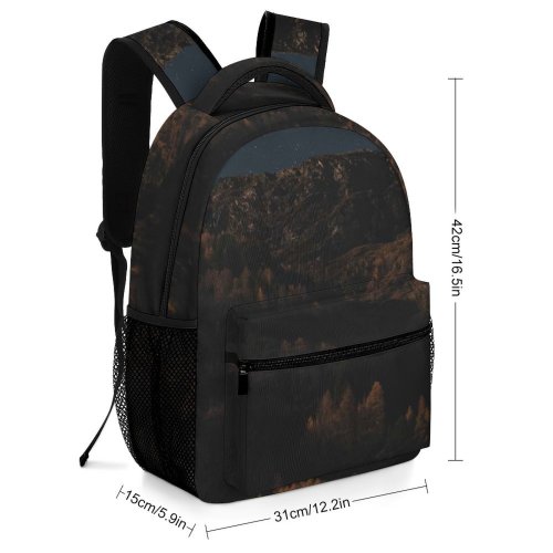 yanfind Children's Backpack Dark Exploration Forest Scenery Landscape Daylight Evening Travel Light Galaxy Astronomy Outdoors Preschool Nursery Travel Bag