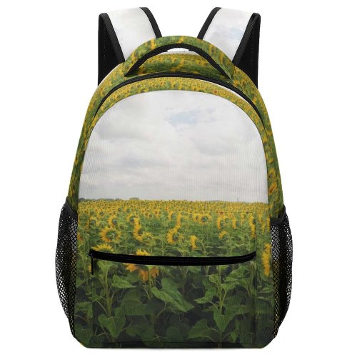 yanfind Children's Backpack Flower   Flora Plant Field Новосиль Chernskiy Rayon Sky Cloud Meadow Preschool Nursery Travel Bag