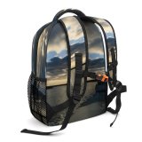 yanfind Children's Backpack Dark Heavy Clouds Sunset Landscape Evening Travel Beach Boat Outdoors Scenic Preschool Nursery Travel Bag