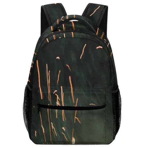 yanfind Children's Backpack Firework Th July Summer Diwali Fireworks Midnight Darkness Event Year's Eve Preschool Nursery Travel Bag