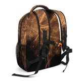 yanfind Children's Backpack Fireworks Bang Year Darkness Light Night Sky Event Stock Midnight Recreation Preschool Nursery Travel Bag