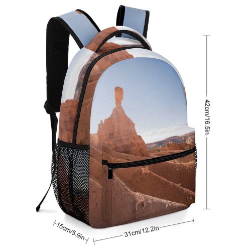 yanfind Children's Backpack Canyon  Outdoors Valley Bryce Desert Rock Summer United States Soil Utah Preschool Nursery Travel Bag