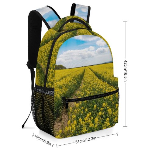 yanfind Children's Backpack Field Grassland Outdoors Countryside Farm Meadow Rural Money Pit Ln Chard Preschool Nursery Travel Bag