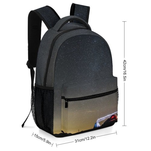 yanfind Children's Backpack Outer Galaxy Astronomy Grey Outdoors Nebula  Images States Milky Night United Preschool Nursery Travel Bag