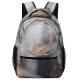 yanfind Children's Backpack  Floral Focus Design Delicate Flowers Lights Crystal Colorful Hanging Items Growth Preschool Nursery Travel Bag