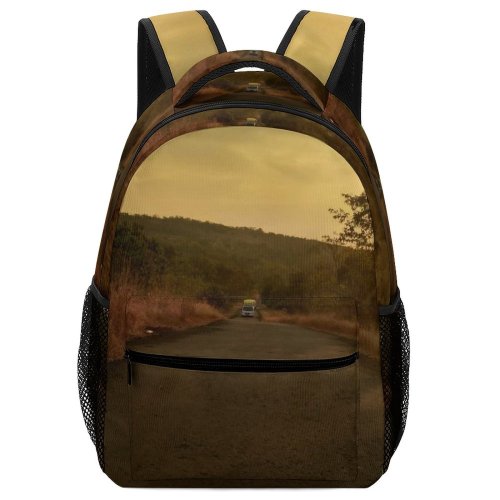 yanfind Children's Backpack  Light Road Asphalt Tarmac Outdoors Sunlight Kumbhavde Tar Kumbhavade Maharashtra India Preschool Nursery Travel Bag