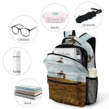 yanfind Children's Backpack Land Field Grassland Countryside Outdoors Mound Domain Images Public Slope Preschool Nursery Travel Bag