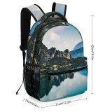 yanfind Children's Backpack Beautiful Scenery Clouds Grass Landscape Daylight Mountains Sight Lakeside Outdoors Scenic Woods Preschool Nursery Travel Bag
