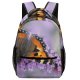yanfind Children's Backpack Bee Honey Insect Invertebrate Butterfly Purple Monarch Photo Preschool Nursery Travel Bag