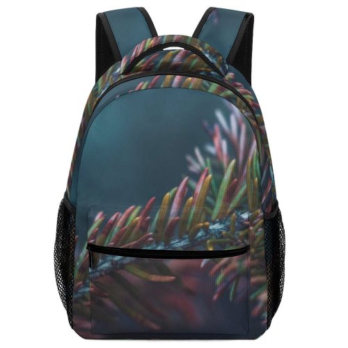 yanfind Children's Backpack Abies Pine Plant Wildlife Spruce Affori Pictures Winter Grey Tree City Preschool Nursery Travel Bag