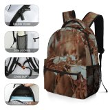 yanfind Children's Backpack Grass Cardboard Plant Outdoors Dried Flowers Dry Flower Withered Preschool Nursery Travel Bag