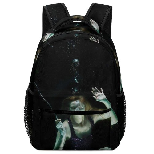 yanfind Children's Backpack Girl Balloon Dark Underwater Emotion Photoshoot Drowning Aquarium Diving Light Fashion Preschool Nursery Travel Bag