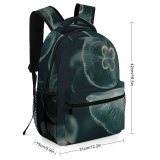 yanfind Children's Backpack YouTube Create Invertebrate  Neonlight Pictures Sea Jellyfish Fish Grey Preschool Nursery Travel Bag