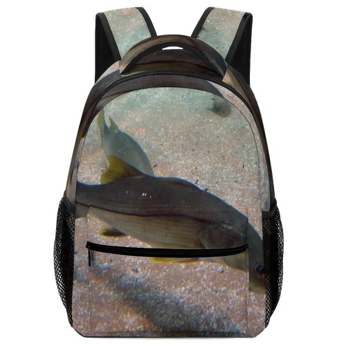 yanfind Children's Backpack Fish Sea Ocean Sand Underwater Beach Diving Vertebrate Fin Marine Biology Preschool Nursery Travel Bag