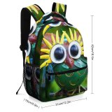 yanfind Children's Backpack  Focus Figure Colorful Decor Wooden  Toy Preschool Nursery Travel Bag