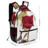 yanfind Children's Backpack Dry Rose Plant Frost Pictures Winter Flower Beautiful  Images Preschool Nursery Travel Bag