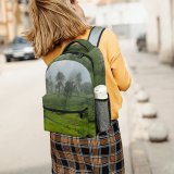yanfind Children's Backpack Field Grassland Outdoors Countryside Paddy Kerala India Plant Vegetation Land Preschool Nursery Travel Bag