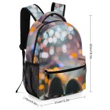 yanfind Children's Backpack  Focus Lighted Pair Illuminated Sneakers Relaxing Depth Fireworks Field Leisure Shallow Preschool Nursery Travel Bag